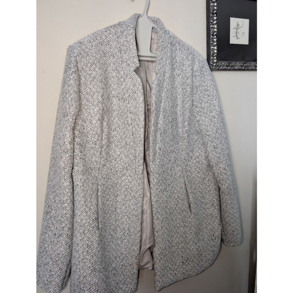 VICI Herringbone Jacket XL White Black, women's - Picture 3 of 12